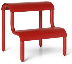 Ferm Living Kovové schůdky Poppy Red