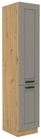 Kuchynská skrinka Luna claygrey/artisan 40DK-210 2F