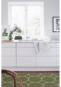 Tmavozelený vnútorný a vonkajší behúň 70x200 cm Boo Dark Olive – Pappelina