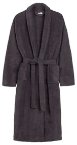 Antracitovosivý bavlnený župan veľkosť XL/XXL Terry – HIP