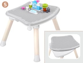 JOKOMISIADA Detská stolička na kŕmenie, sada 6 v 1 ZA4142