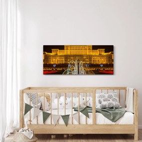 Obraz - Palác parlamentu, Bukurešť Rumunsko (120x50 cm)