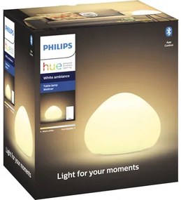 LED stolová lampa Philips HUE Wellner 8W 806lm 2200-6500K biela s diaľkovým ovládaním