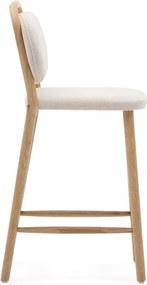 Béžová barová stolička (výška sedadla 66 cm) Helda – Kave Home