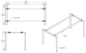 Rokovací stôl PRIMO INFINITY so sivostriebornou podnožou 1600 x 800 x 750 mm, čerešňa