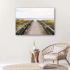 Gario Obraz na plátne Drevená cesta pri mori Rozmery: 60 x 40 cm