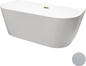 Besco Akrylátová voľne stojaca vaňa Vica NEW Glam S CC/SP 150x80 (160x80, 170x80), s prepadom BESCO-Typ výpuste: Alcaplast Click-Clack so štrbinovým …