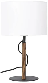 Výrobce po 1 ks Stolná lampa PINUS 1xE27/40W/230V biela/drevo P6796