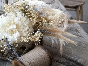 Dekorácia sušená kvetina Baby's Breath Flowers - 77 cm