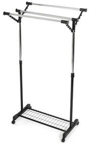Autronic BONTEC Stojan na šaty, kov, čierna, 84521 BK Farba: Čierna