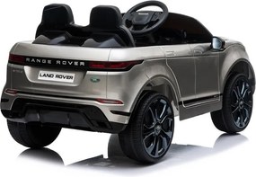 LEAN CARS Elektrické autíčko Range Rover Evoque strieborné lakované