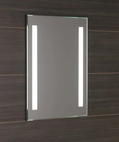 Aqualine Aqualine, LED podsvietené zrkadlo 50x70cm, gombíkový vypínač, ATH5