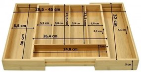 Organizér na príbory JUAN bambusový