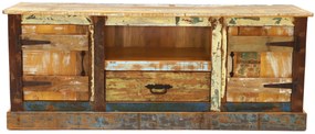 furniture-nabytek.cz - TV stolík rustikálny z dreva mango 150x60x45