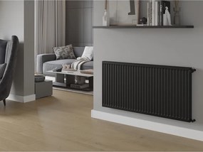 Mexen, panelový radiátor Mexen C11 600 x 1500 mm, bočné pripojenie, 1400 W, čierny - W411-060-150-70
