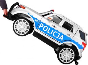 Ramiz Detské policajné SUV na batérie + sirény + svetlá + megafón + diaľkové ovládanie