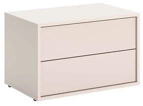 Noční stolek Bruno 2 zásuvky kašmírový