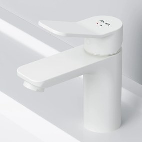 Umývadlová batéria AM.PM X-Joy FXA82133 jednopáková s odtokovým ventilom, biela
