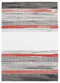 Dekorstudio Moderný koberec MODA SOFT sivo červený 1142 Rozmer koberca: 80x150cm