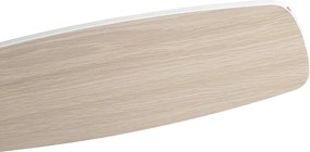 Stropný ventilátor biely s drevenou potlačou 96 cm s diaľkovým ovládaním - Rotar