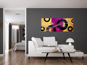 Obraz abstrakcie (120x50 cm)