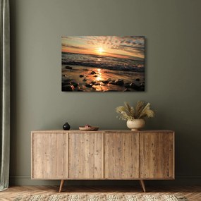 Obraz - Západ slnka pri oceáne (90x60 cm)