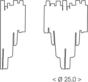 Brilagi - Nástenné svietidlo VERVE 2xE14/40W/230V čierna