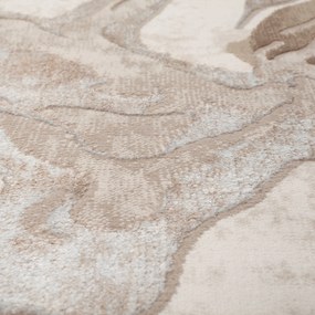 Flair Rugs, Kusový koberec Eris Marbled Natural, 120x170, béžová, kancelária