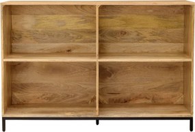 Knižnica Gita 130x90x35 indický masív mango Mango natural
