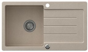 Drez Johnny 111 Steingran béžový 77x44x18.5 + sifón