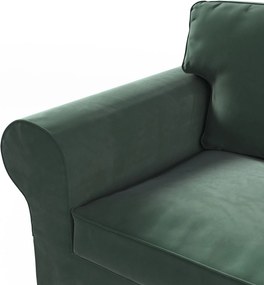Poťah na sedačku Ektorp (nerozkladá sa, pre 3 osoby) farba produktu zelená látka lesklá, zamatová
