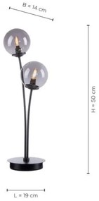 Paul Neuhaus 4040-18 - LED Stolná lampa WIDOW 2xG9/3W/230V