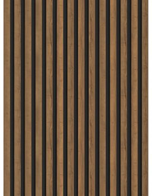 Mexen Lam-B, stenové lamely 275 × 31,5 cm, HDF doska 4 mm, dub moka, S100-275317-2812-074
