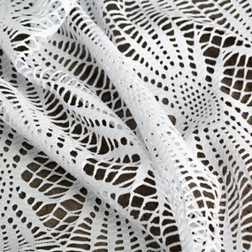 ZÁCLONA NA KRÚŽKOCH ROZI 140X250 CM BIELA