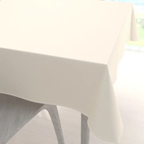 Biante Teflónový štvorcový obrus TF-037 Smotanový bez vzoru 140x140 cm
