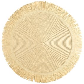 SADA 6KS PRESTIERANIE NA STÔL BOHO 1 (FI) 38 CM BÉŽOVÁ