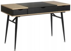 Kancelársky stôl LOFT čierny 190303
