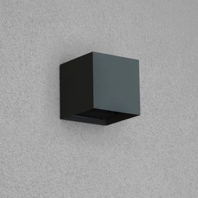 Brilagi - LED Vonkajšie nástenné svietidlo CUBE LED/6W/230V antracit IP54