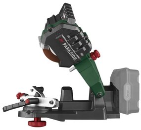 Parkside®  Aku brúska na pílovú reťaz Psga 20-Li A1 + Akumulátor 20 V/4 Ah PAP 20 B3 + Nabíjačka akumulátora 20 V/4,5 A PLG 20 C3  (800010570)