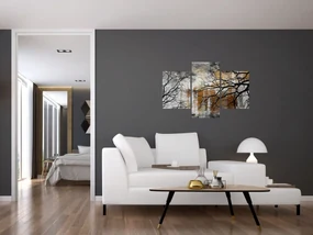Obraz - Siluety stromov (90x60 cm)