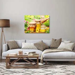 Sklenený obraz medu (70x50 cm)