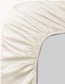 Elastická plachta na kontinentálnu posteľ Ava, bavlnený satén, V 40 cm