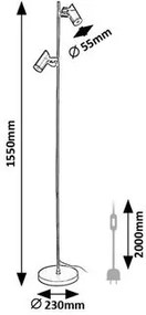 Rabalux MAXIMILIAN stojacia lampa 73046