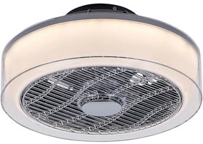 Rabalux - LED Stmievateľné stropné svietidlo s ventilátorom LED/30W/230V + DO