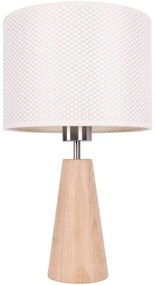 Spot-Light 7017403211528 - Stolová lampa MERCEDES 1xE27/40W/230V dub