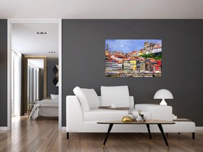 Obraz - Ribeira, Portugalsko (90x60 cm)