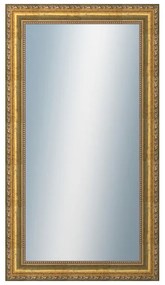 DANTIK - Zrkadlo v rámu, rozmer s rámom 50x90 cm z lišty KLASIK zlatá (2824)