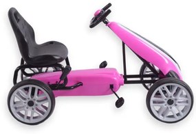 Šlapacia motokára POWER ružová