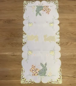 Veľkonočný obrus Vajíčka farebné 40x85cm TiaHome