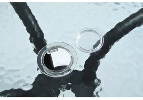 Záhradný stôl pr. 70 cm čierna